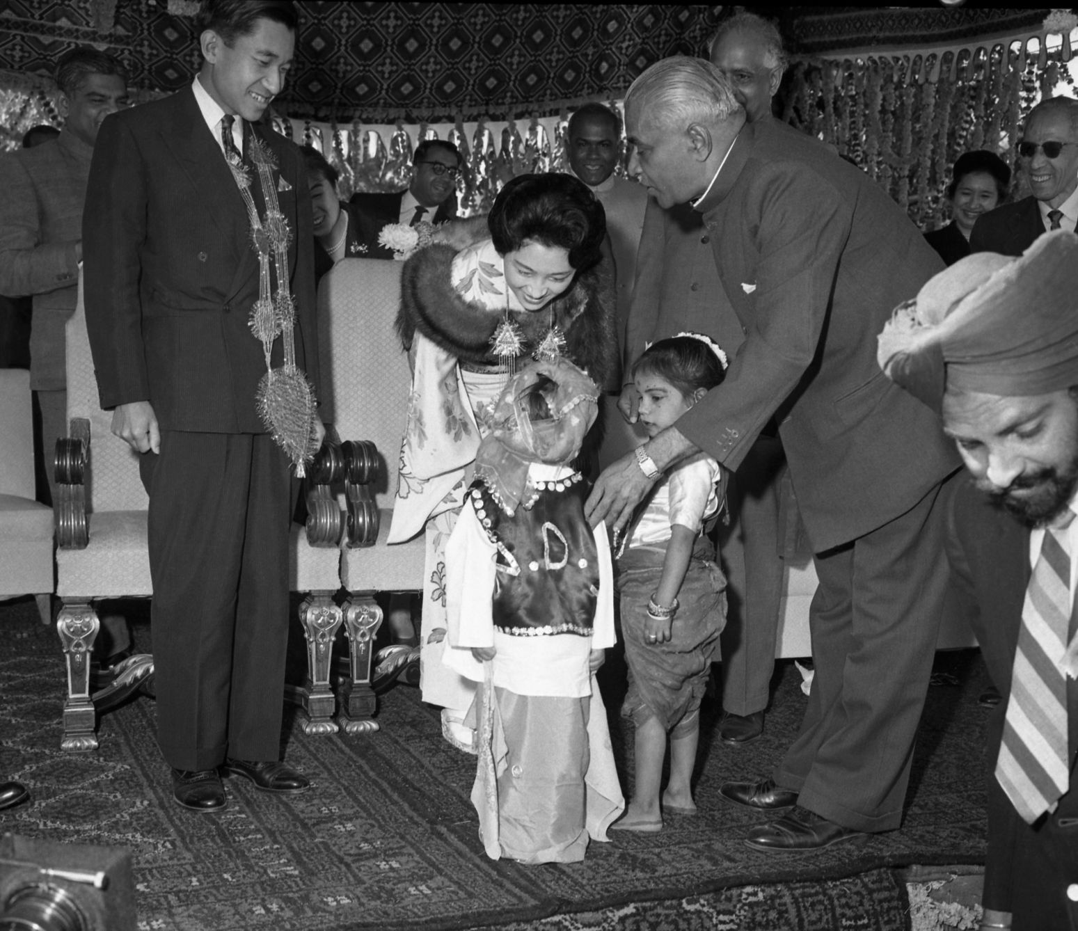 1960: India Crown Prince Akihito